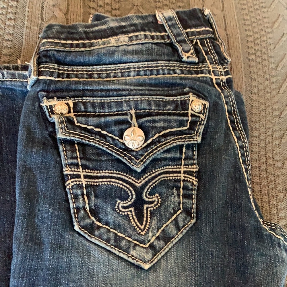 Rock Revival Leah Boot Jeans, Size 27